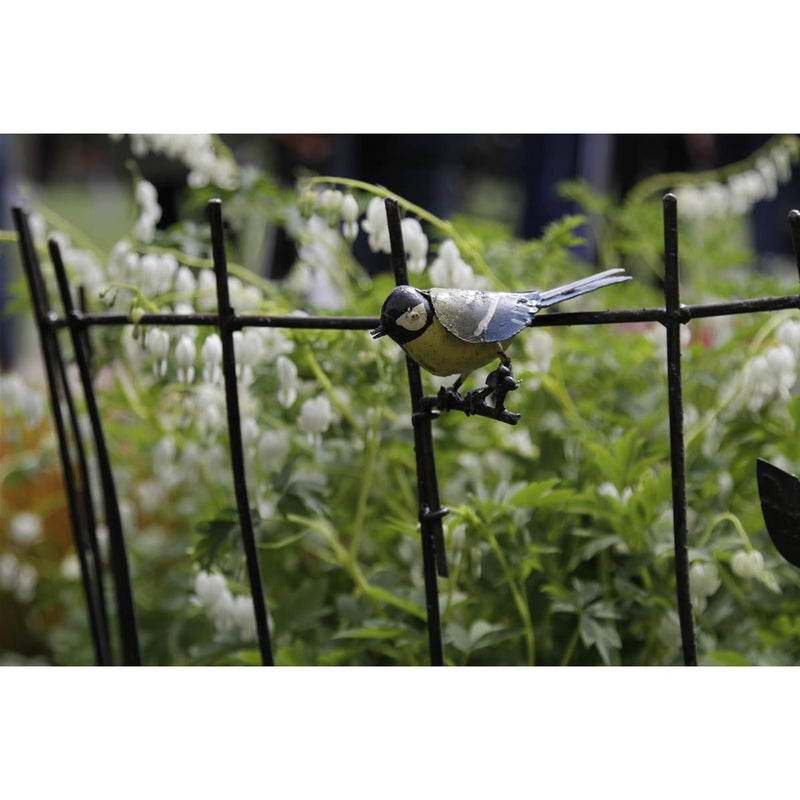Barrière décorative demi-lune avec oiseau au choix — Arrosoir & Persil — Mésange