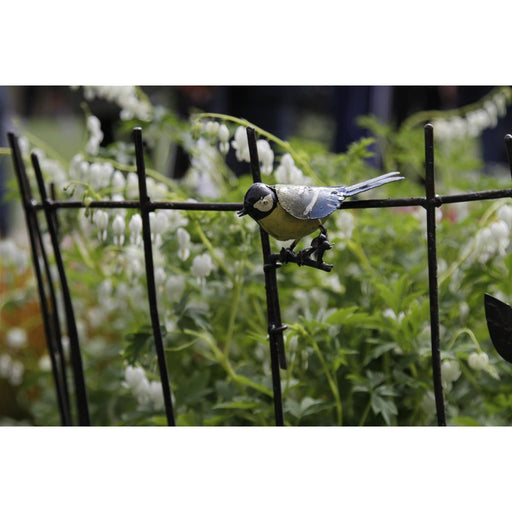 Barrière décorative demi-lune avec oiseau au choix — Arrosoir & Persil — Mésange