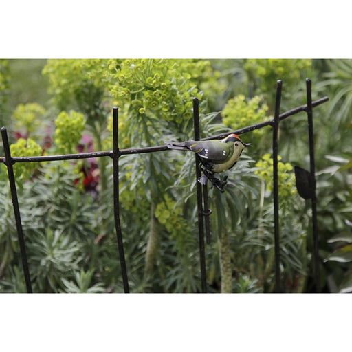 Barrière décorative demi-lune avec oiseau au choix — Arrosoir & Persil — Roitelet