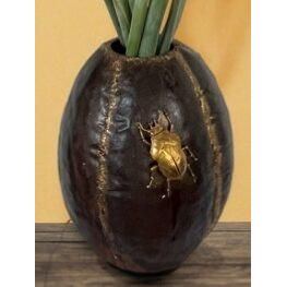 Vase scarabée doré — AP25022