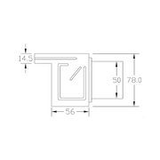 Astral Pool Lames d'eau Lame d'eau SilfFlow 30CM avec entrée en 50mm - Idéal pour pose dans les murs 9343609009106 45205