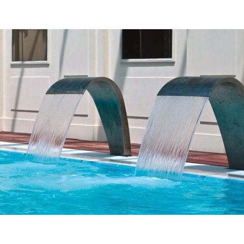 Astral Pool Lame d'eau Mini Cascade Mamba AstralPool Satiné - Filetage Interne en 1½" 8432611046528 M00398
