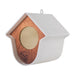 Benelux Nature Mangeoires pour oiseaux EVIE PORTE POT BEURRE DE CACAHUÈTE+NICHOIR+MAISON BLANC 8713864996946 17921
