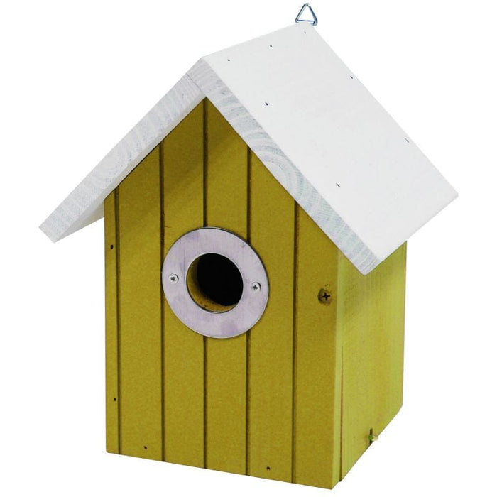 Benelux Nature Nichoirs NICHOIR TOIT BLANC JAUNE CLAIR 5400351170035 17003