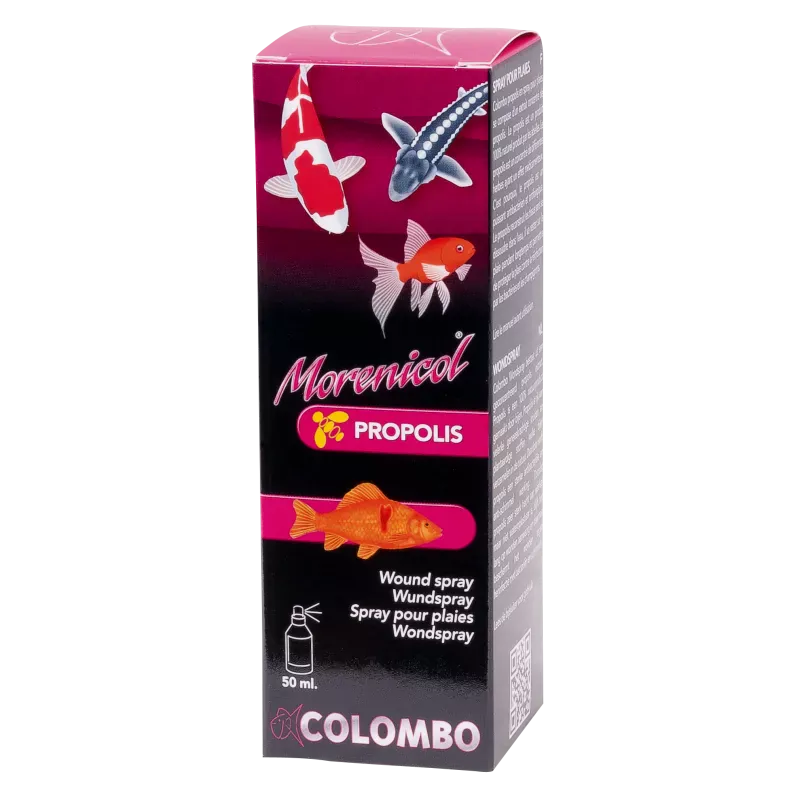 Colombo Traitements Colombo Propolis Wound Spray 50 ml – Soin protecteur des plaies pour koïs et poissons de bassin 8715897081736 05020715