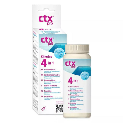 CTX Pro Bandelettes de test pour piscines - CTX 4 en 1 8435611054197 76645