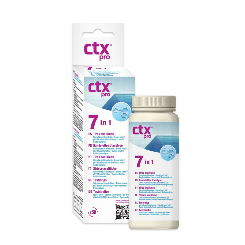 CTX Pro Tests piscine CTX 7 en 1 - Bandelettes de test pour piscines 8435611054210 76648