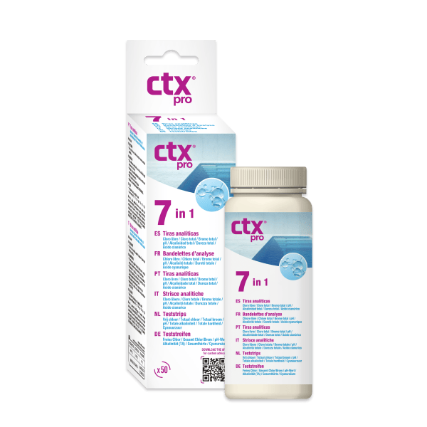 CTX Pro Tests piscine CTX 7 en 1 - Bandelettes de test pour piscines 8435611054210 76648