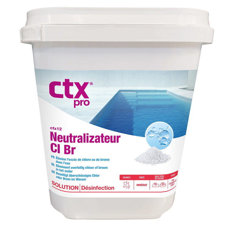 CTX Pro CTX - Neutraliseur de chlore / brome - 6KG - Élimine l’excès de chlore ou de brome résiduel 3479619402548 CTX216