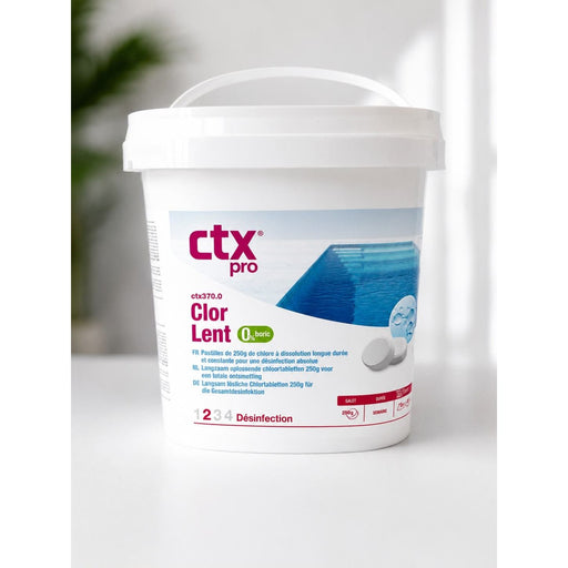 CTX Pro CTX - Pastilles de chlore 5 kg lentes - CTX370 - Chlore Lent - Pack de 20 Pastilles CTX 3479619404542 CTX226