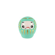 Darumas Daruma Turquoise - Moyen, Réussite Scolaire - Fabriqué au Japon KP37