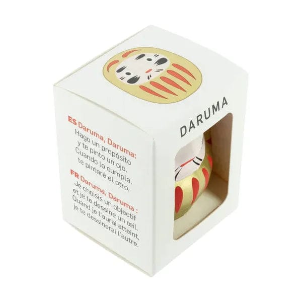 Darumas Japan Daruma Doré - Moyen, Abondance - Fabriqué au Japon KP52