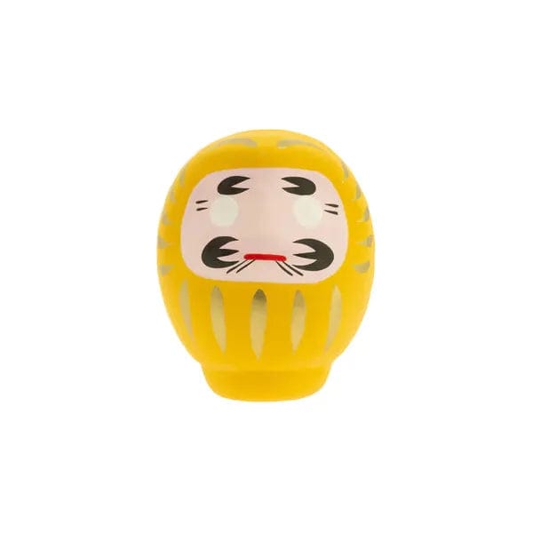 Darumas Japan Daruma Jaune - Grand, Prospérité - Fabriqué au Japon KP42