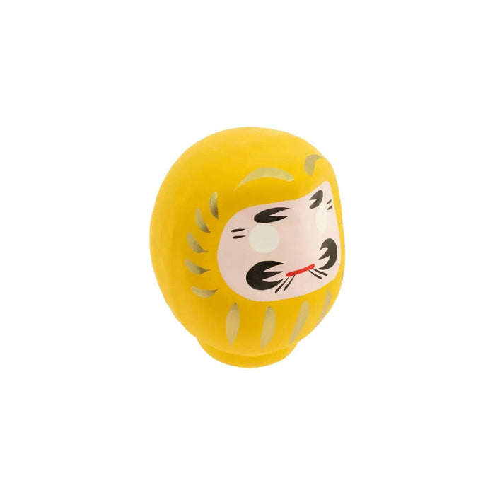 Darumas Japan Daruma Jaune - Grand, Prospérité - Fabriqué au Japon KP42