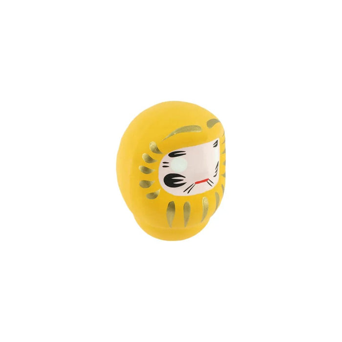 Darumas Japan Daruma Jaune - Moyen, Prospérité - Fabriqué au Japon KP43