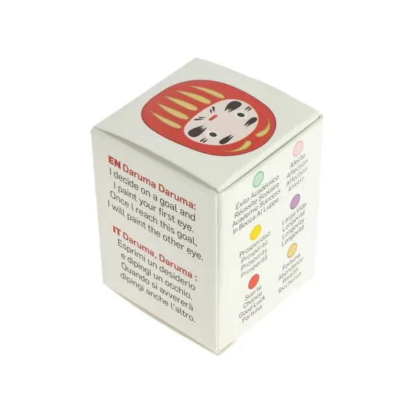 Darumas Japan Daruma Rouge - Petit, Chance - Fabriqué au Japon KP50