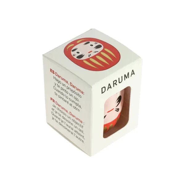 Darumas Japan Daruma Rouge - Petit, Chance - Fabriqué au Japon KP50