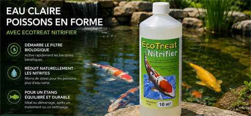 Ecotreat Bactéries Nitrifier 1000ML Ecotreat - Bactéries liquides nitrifiantes pour traiter 10M³ 5026023313106 47332