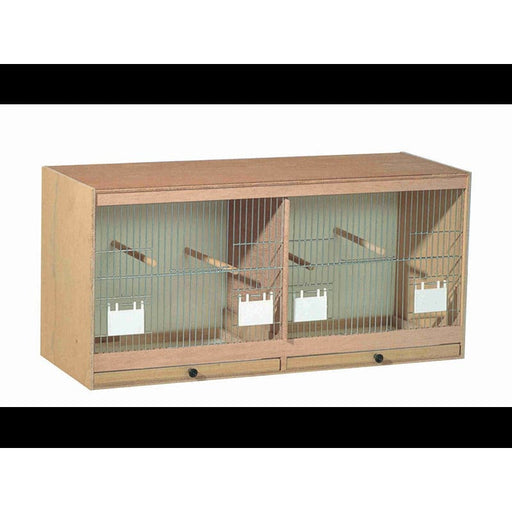 FDA SHOP NON-FOOD CAGE D'ELEVAGE EN BOIS FACADE AVEC PORTES-MANG.80 5400351147334 14733