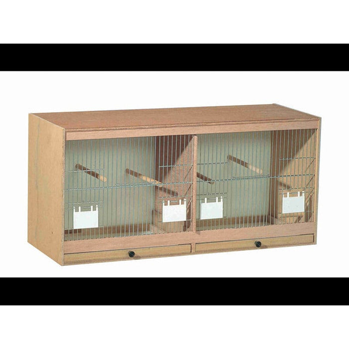 FDA SHOP NON-FOOD CAGE D'ELEVAGE EN BOIS FACADE AVEC PORTES-MANG.80 5400351147334 14733