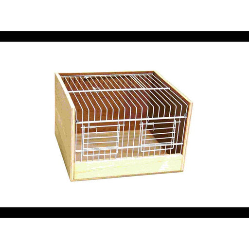 FDA SHOP NON-FOOD CAGE DE TRANSPORT  BOIS TYPE DOMINO 25 CM 5400351003845 14767
