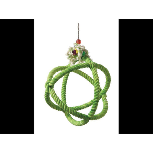FDA SHOP NON-FOOD JOUETS POUR OISEAUX BOULE DE CORDE LARGE VERT 5400351139278 13927
