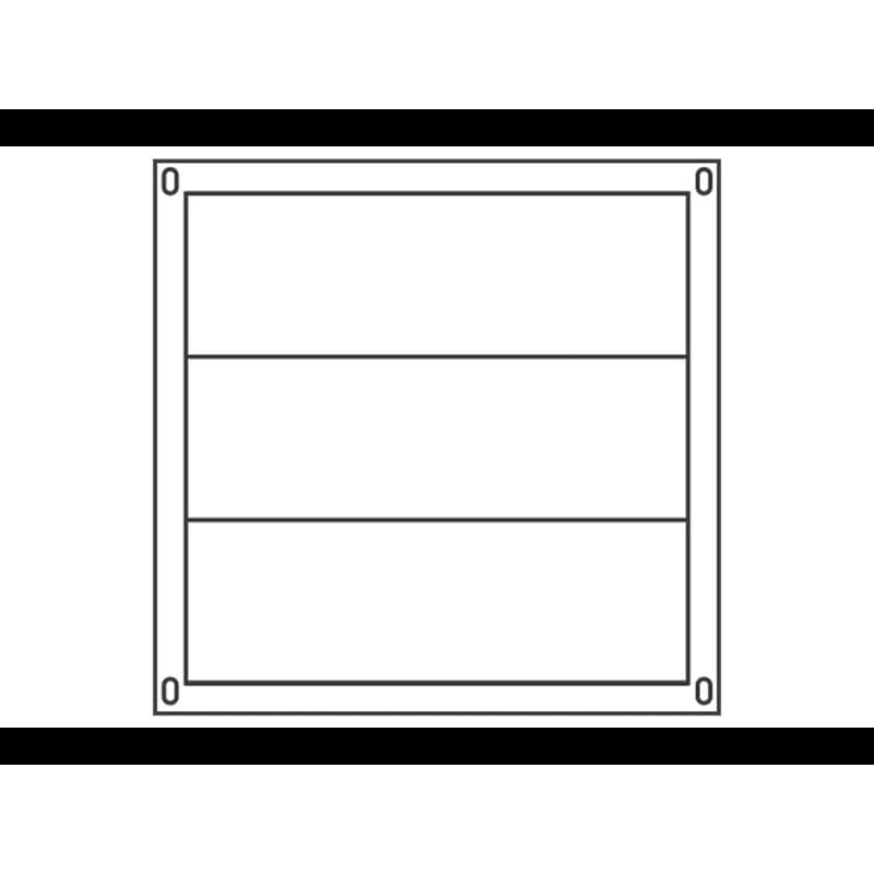 FDA SHOP NON-FOOD PANNEAU GALVA 95 X 95 CM FERME 8034140492335 19130