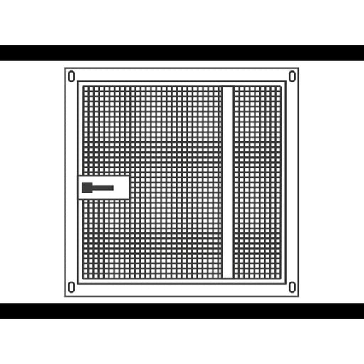 FDA SHOP NON-FOOD PANNEAU GALVA 95 X 95 CM GRILLAGE+PORTE 8034140492328 19140