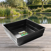 Mise en scène illustrative — Bassin de Terrasse en PE 900 L – 150 x 150 x 45 cm