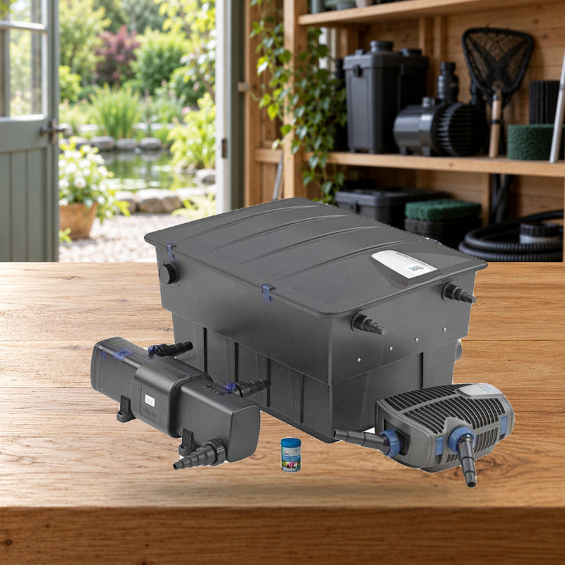 Mise en scène illustrative — BioTec ScreenMatic² Set 40000 – Kit de filtration de qualité pour bassins jusqu'à 40 m³