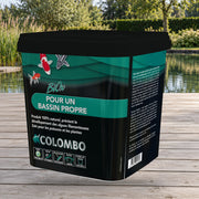 Mise en scène illustrative — BiOx 5000 ml / 160 000 litres – Oxygène actif pour bassin – Colombo