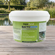 Mise en scène illustrative — Aquipond BactoSwim Bactéries pour Piscine Naturelle – 5Kg – Favorise un environnement équilibré pour limiter naturellement la présence d’algues et de vase – Convient aux piscines de 25 à 50 m²