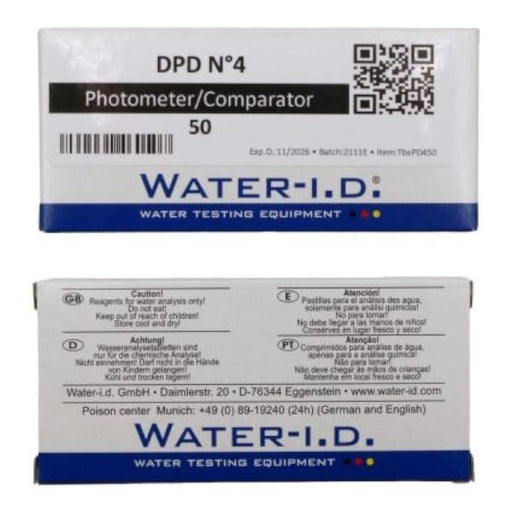 Fluidra 50 comprimés Photomètre DPD N°4 (chlore total disponible) - PoolLab 2.0 4260431460507 76966