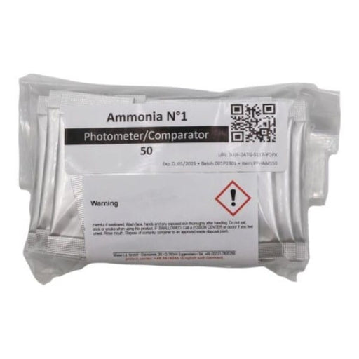 Fluidra 50 sachets de poudre Ammonia N°1 Photomètre PoolLab 2.0 8717605136899 PPHAM150