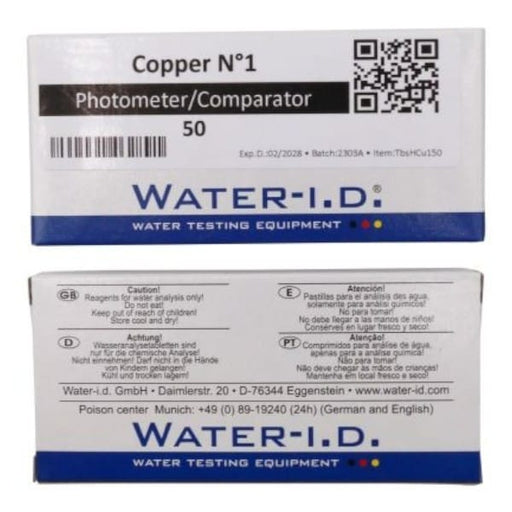 Fluidra 50 tablettes Cuivre N°1 Photomètre PoolLab 2.0 4260431462891 TBSHCU150