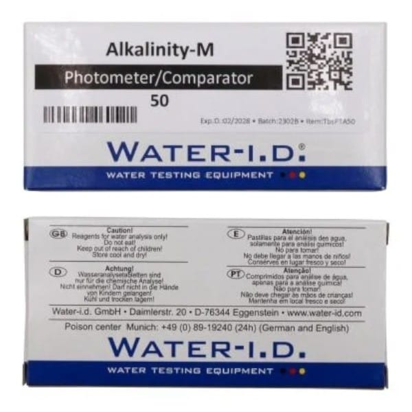Fluidra 50 tablettes Photomètre Alka-M (alcalinité/TA) - PoolLab 2.0 4260431460521 76968