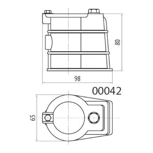 Fluidra Astralpool Ancre plastique pour tube Ø43 8420382502831 42