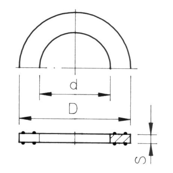 Fluidra Bague d’étanchéité profilée ½"-1"
