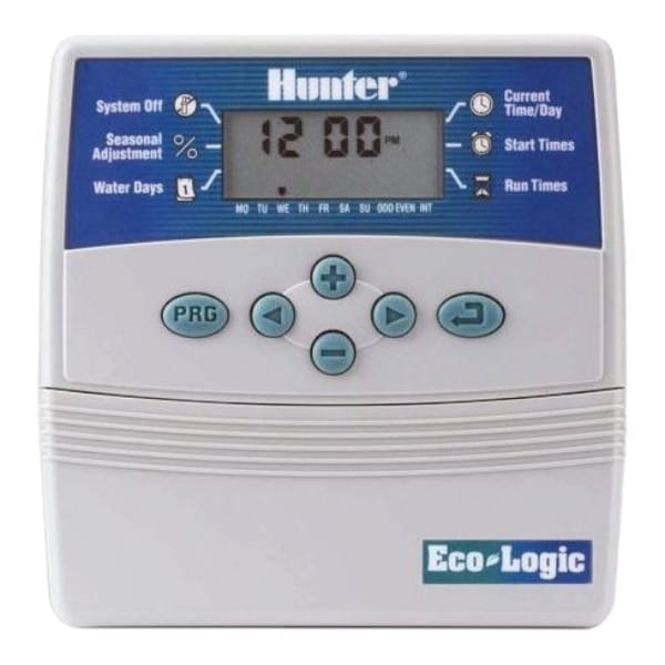 Fluidra HUNTER ECO LOGIC – PROGRAMMATEUR D’IRRIGATION 4 OU 6 STATIONS