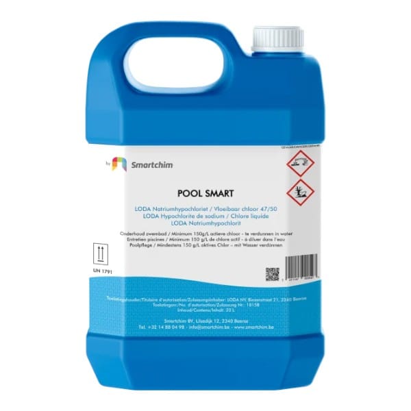 Fluidra Hypochlorite de sodium - Chlore liquide - 20L SCH47/50