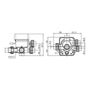 Fluidra iWash, vanne automatique universelle à 6 ports multiples pour filtres à montage latéral 8717605140711 SK495