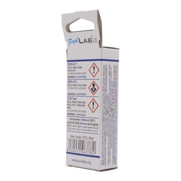 Fluidra Mix-Refill (20 DPD 1, 20 Phenol Red, 10 Alka-M, 10 CYA-Test & 10 DPD 3) 4260431463782 POL-REF