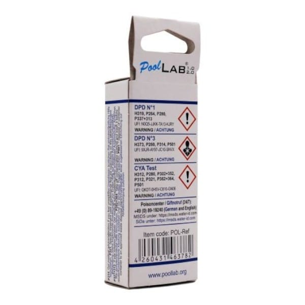 Fluidra Mix-Refill (20 DPD 1, 20 Phenol Red, 10 Alka-M, 10 CYA-Test & 10 DPD 3) 4260431463782 POL-REF