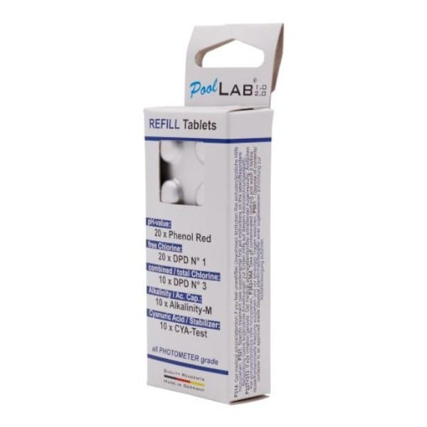 Fluidra Mix-Refill (20 DPD 1, 20 Phenol Red, 10 Alka-M, 10 CYA-Test & 10 DPD 3) 4260431463782 POL-REF