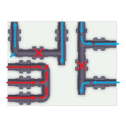 Fluidra Panneau B Entrées en PVC et by-pass 8717605062532 TC400