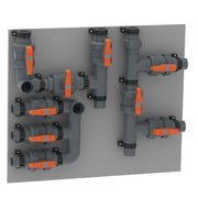 Fluidra Panneau B Entrées en PVC et by-pass 8717605062532 TC400