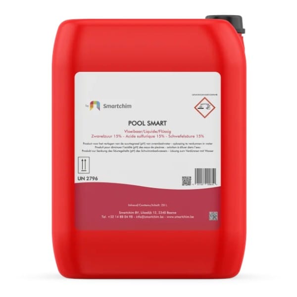 Fluidra pH - acide sulfurique 15 % 20 litres 5411147000535 PSMPHDO