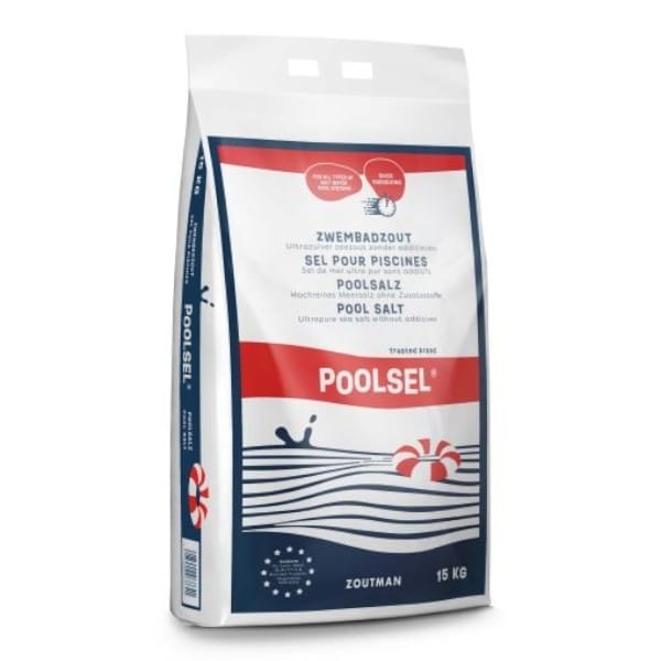 Fluidra POOLSEL® Sel de piscine et d'étang 15kg 5425000968641 RD398