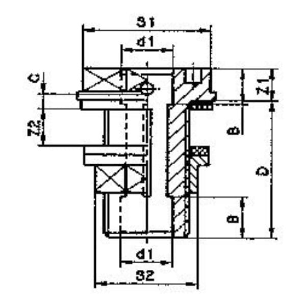 Fluidra PVC passage paroi 16mm-50mm + vidange basse