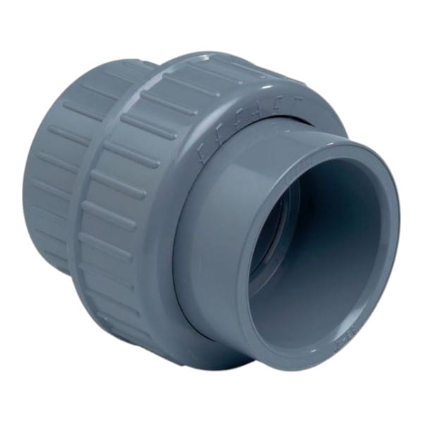 Fluidra Raccord 3/3 PVC à Coller avec Joint Torique – Dimension Impériale – Union Colle × Colle